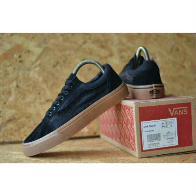 Sepatu Vans Oldskool Sol Gum. Sepatu Sneakers. Black Navy Maroon