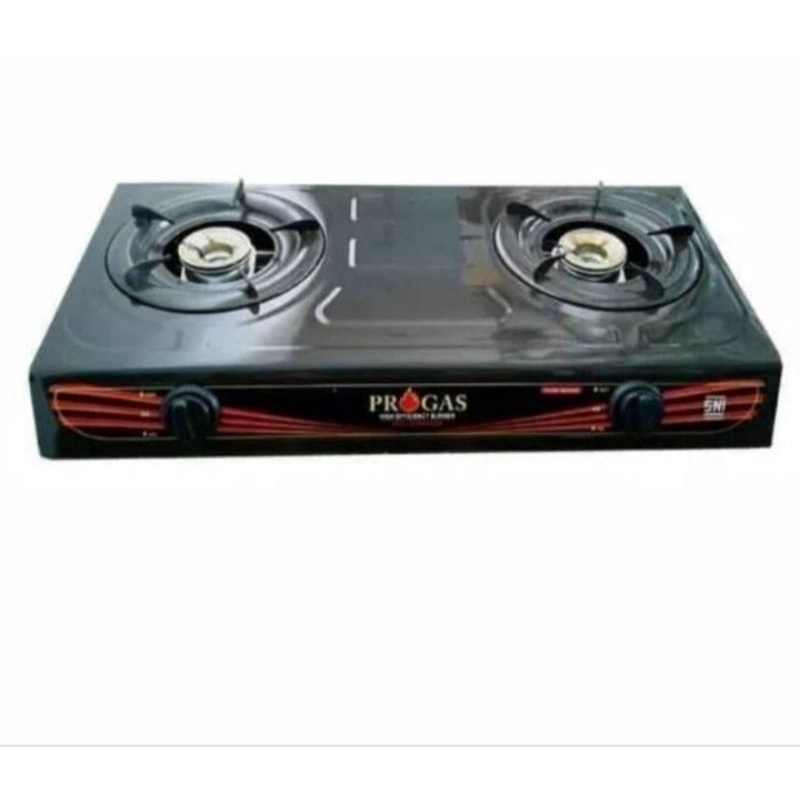 KOMPOR GAS 2 TUNGKU PROGAS STAINLESS KOMPOR GAS DUA TUNGKU