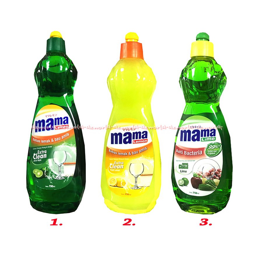 Mama Lemon Extra Clean 750ml Sabun Cuci Piring Formulasi Mineral Anti Lemak Mamalemon Cuci Piring Penghilang Lemak Masakan