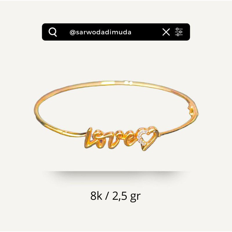 Cincin Emas Gift Hadiah Weeding Investasi Tunangan 2,5Gram