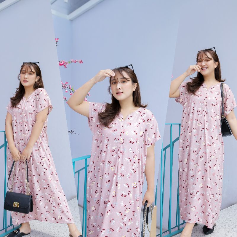 Part 2 Daster Busui Bahan katun rayon premium-Marissa