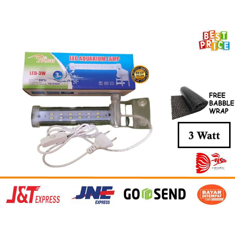 YANG YP LAMPU JEPIT LED 3W 3 WATT 3WATT aquarium aquascape