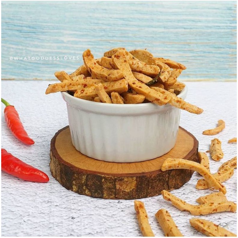 

basreng pedas daun jeruk kemasan 100gr