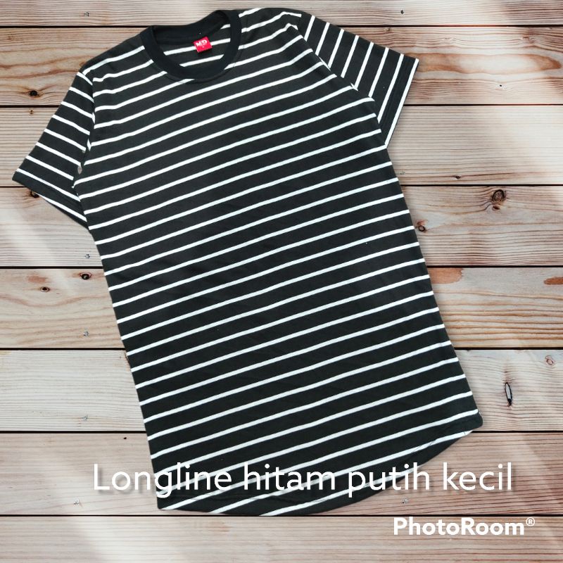 kaos longline salur/kaos longline stripe