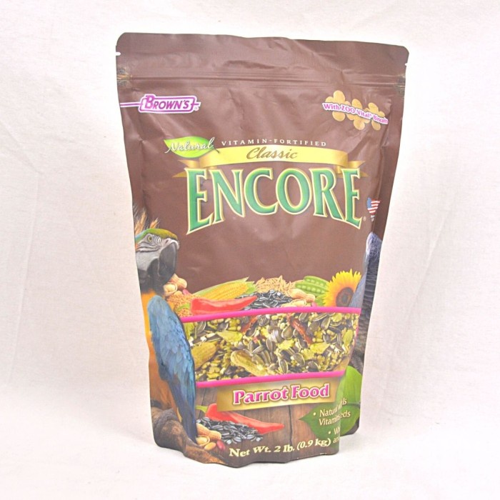 BROWNS Makanan Burung Encore Classic Parrot 900gr