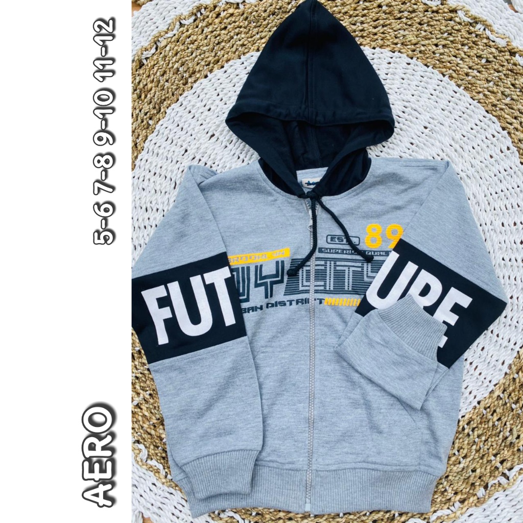 JAKET ANAK ABU TUA