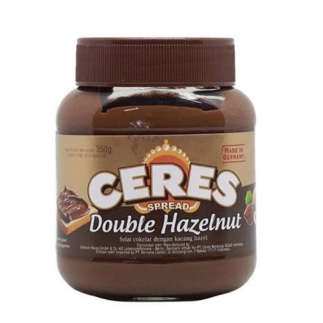 

CERES SPREAD DOUBLE HAZELNUT CHOCO HAZELNUT MILK 350 GR