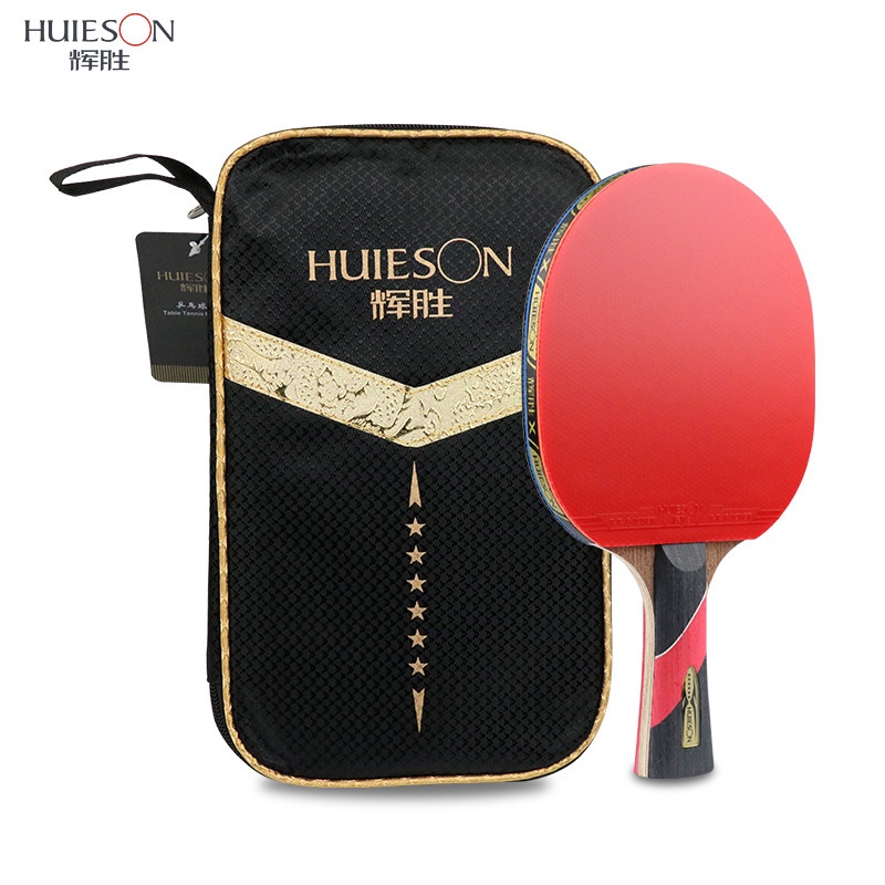 Huieson Bat Pingpongtenis Meja 6 Bintang Bahan Carbon Fiberkaret