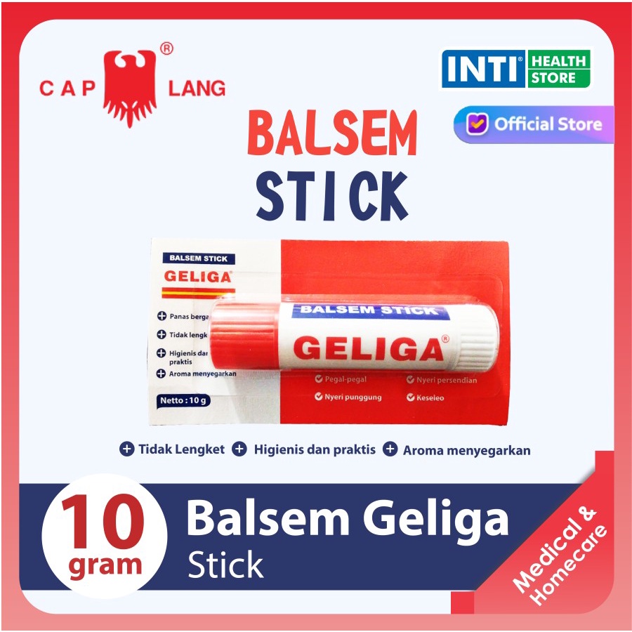 Balsem Stick Cap Lang Geliga Pereda Nyeri Otot