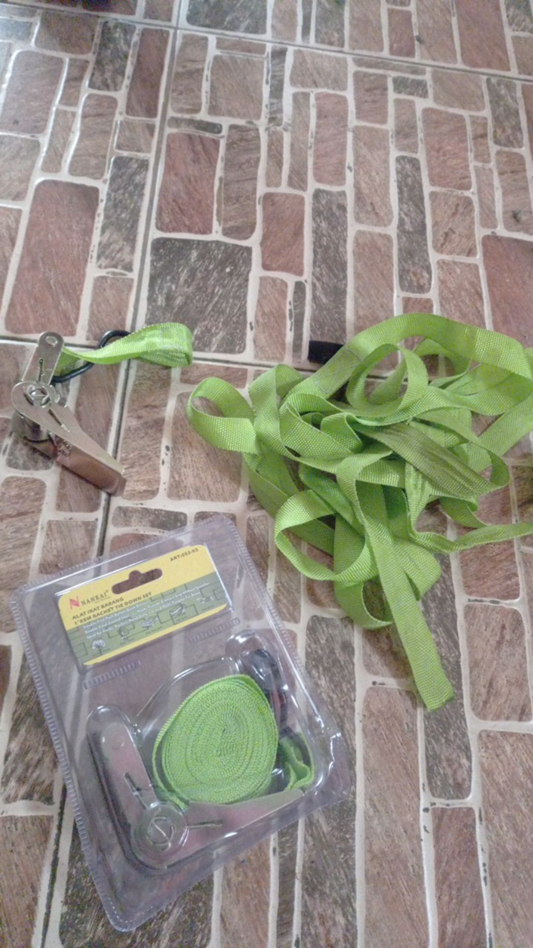 Nankai Ratchet Tie Down 1 Inch X 5 M Tali Rachet Pengikat Barang Motor