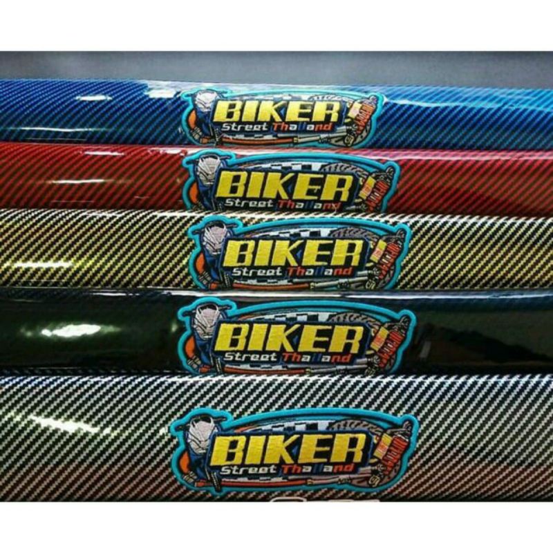 KULIT JOK KARBON BIKER - Sarung Jok Motor Carbon Thailand Beat Mio Fino scoopy Vario Jupiter Supra
