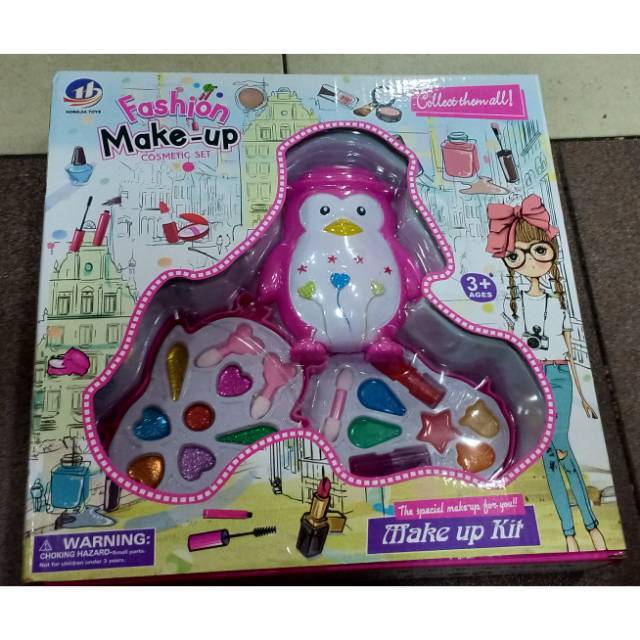 BEST SELLER FASHION MAKE UP SET PENGUIN MAINAN DANDAN-DANDANAN ANAK CEWEK MURAH