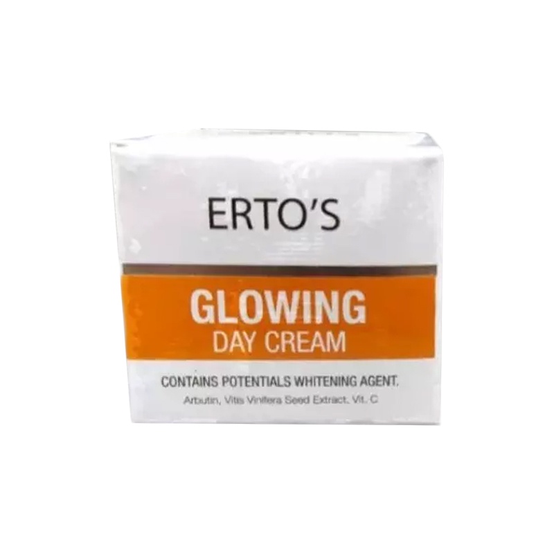 ERTOS Glowing Series Day Cream Krim Siang Pencerah Erto's Original BPOM Wajah Bersinar Cerah