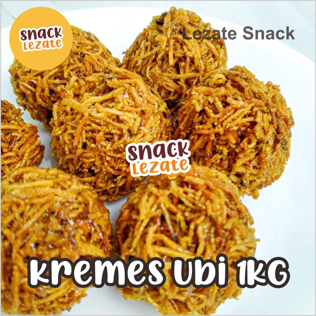 Maem_Yummy Grubi Kremes 1 Kg Isi 60 Biji Manis / Kremes Ubi Jalar Gula Merah Manis Kiloan Khas
