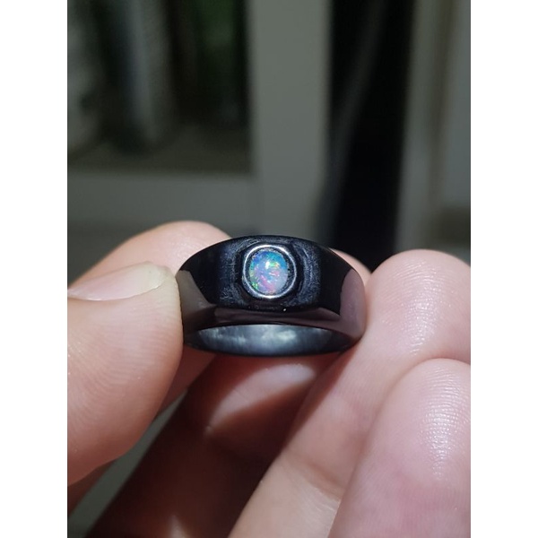 Batu Kalimaya Banten Susu Jarong Ikat Tanduk Kerbau Asli Maja KS52