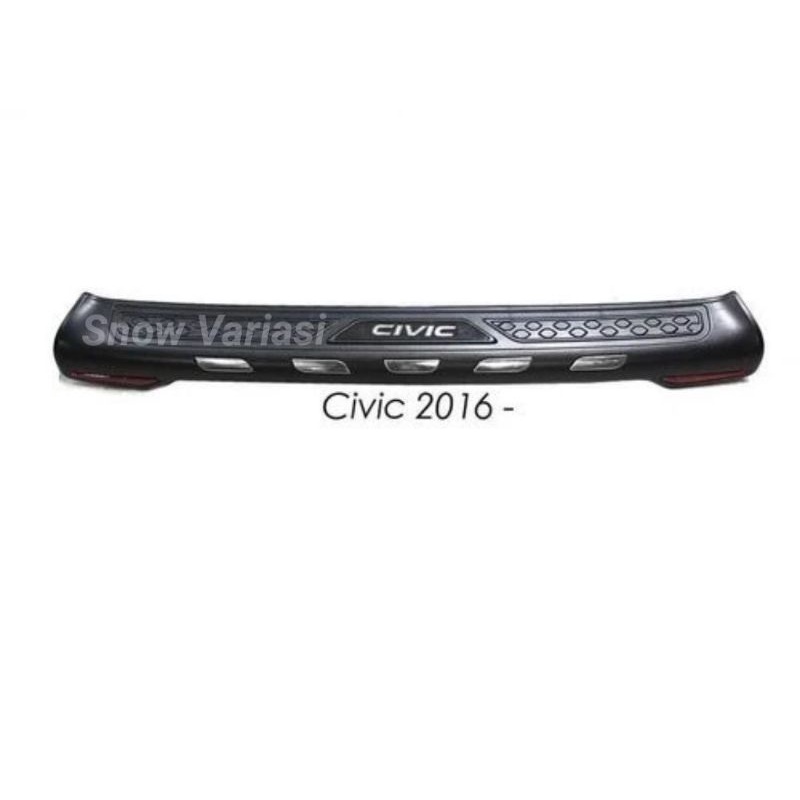 Sill Plate Belakang Sillplate pintu Civic 2016 exclusive hitam