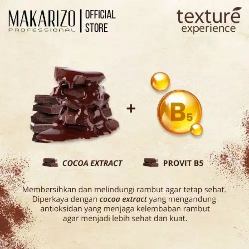 Makarizo Texture Sampo Black Chocolate