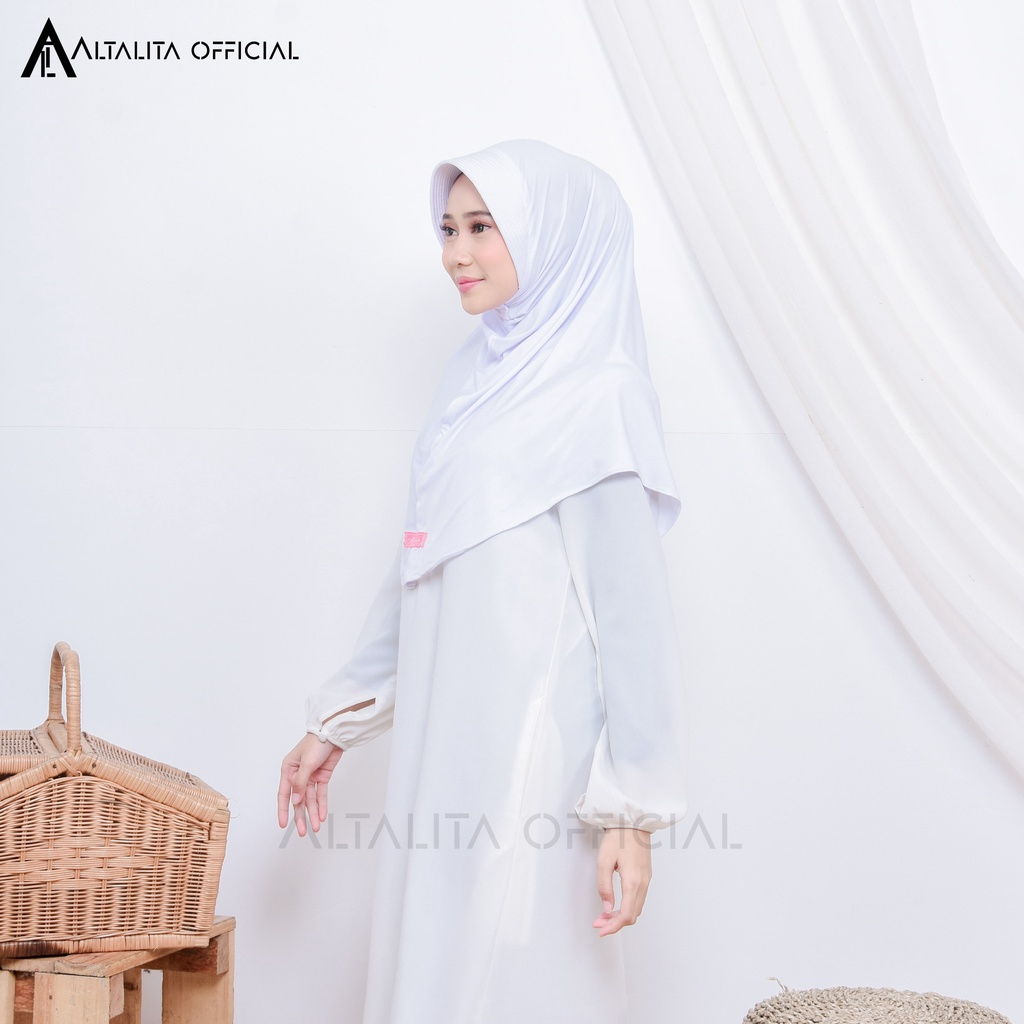 Altalita - Hijab Bergo Hamidah Sport Menutupi Dada Bahan Jersey Spandek High Quality Pad