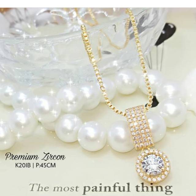 Kalung premium zircon