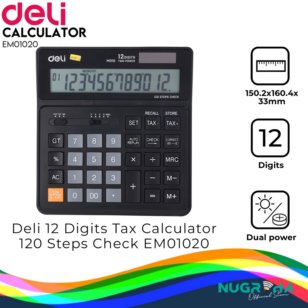 

KALKULATOR / CALCULATOR DELI EM01020