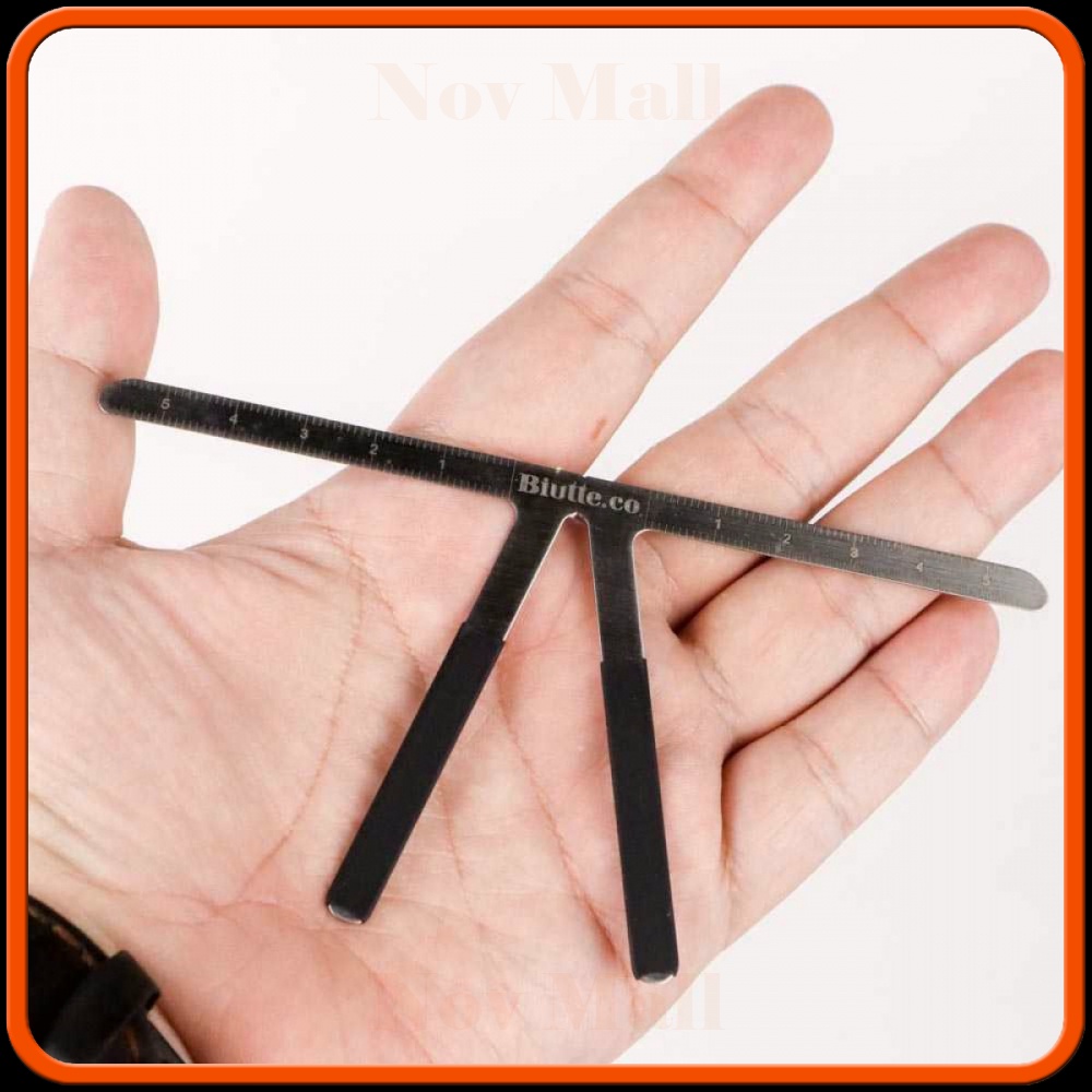 Penggaris Alis Eyebrow Ruler Measure Shaping Tool