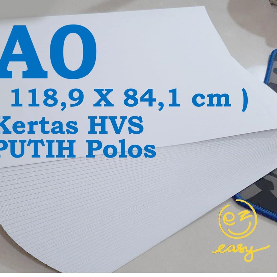 

Special !! Kertas HVS A0 Polos / 5 Lembar