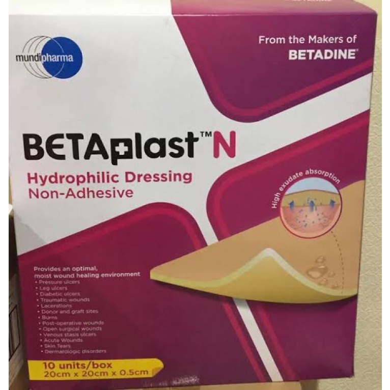 Betaplast N Foam Dressing Balutan Luka Modern JUMBO