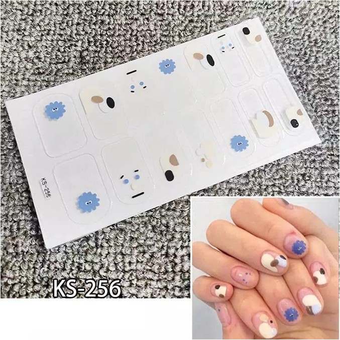 14Pcs/Stiker Kuku Murah / Nail Art Sticker / Nail Art Stiker / Nail Art &amp; Sticker KS Series V2