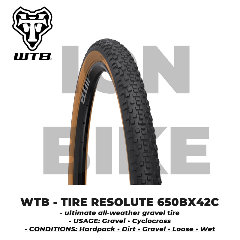 Ban Luar WTB Resolute 650b x 42 27.5 Gravel Kevlar Sepeda 650bx42 42c - Tire 650 B 42 C MTB Hybrid C