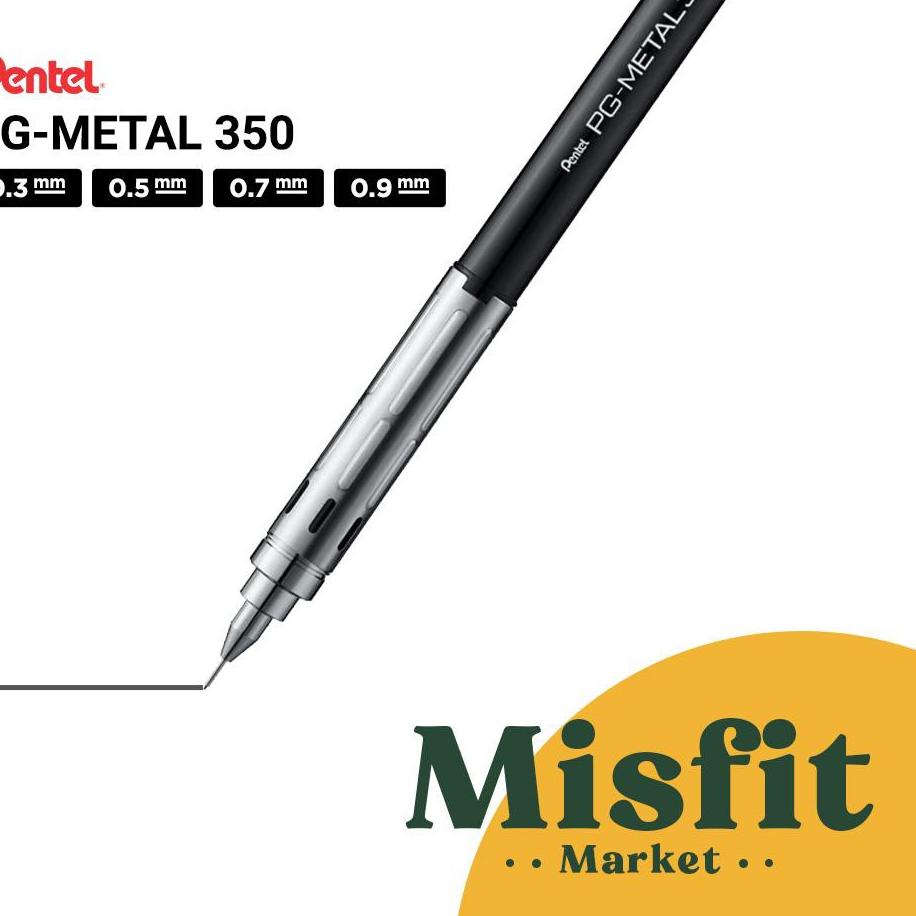 

Big Sale.. Pentel PG Metal 350 Mechanical Pencil 0.3 0.5 0.7 0.9 mm