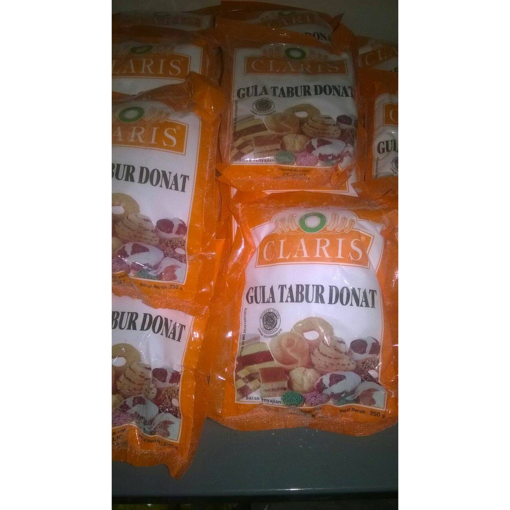 

Gula Tabur Gula Donat Gula Halus Claris 250 gram