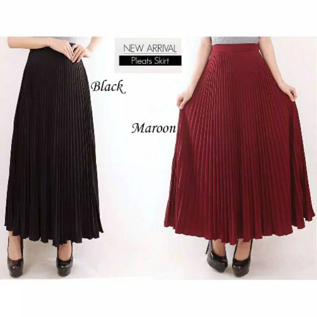 Rok plisket mayung hyget{maxi skirt} // muat bb 40-95 kg// 1kg -4 pcs