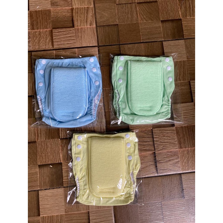 Clodi Polos / Popok Kain / Diaper Cuci Ulang + Insert Warna Polos / popok kain cuci ulang