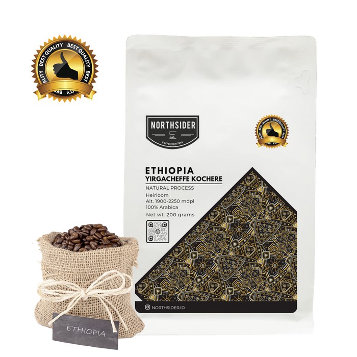 

BIJI KOPI ARABIKA ETHIOPIA YIRGACHEFFE KOCHERE NATURAL NORTHSIDER - kkp323
