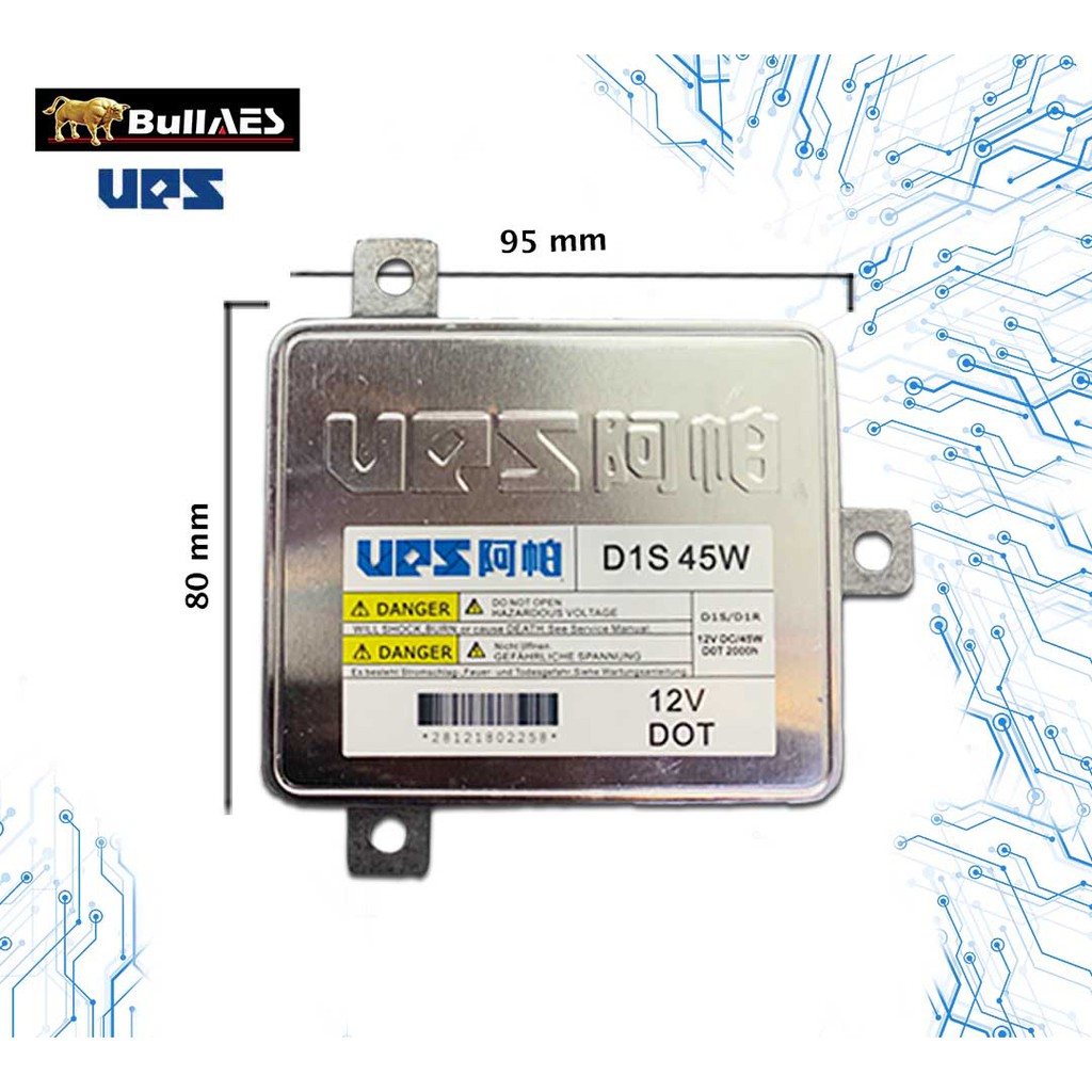 BALAST HID D1 UPS 45 WATT MODEL OEM I Balast D1s Oem  V2422