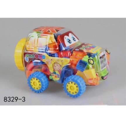 CAR BLOCK / mainan bongkar pasang / mainan anak balok susun plastik