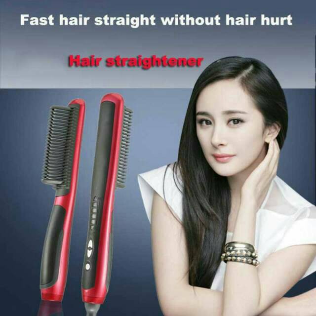 Sisir Catok Pelurus Rambut Fast Hair Straightener Asl 908