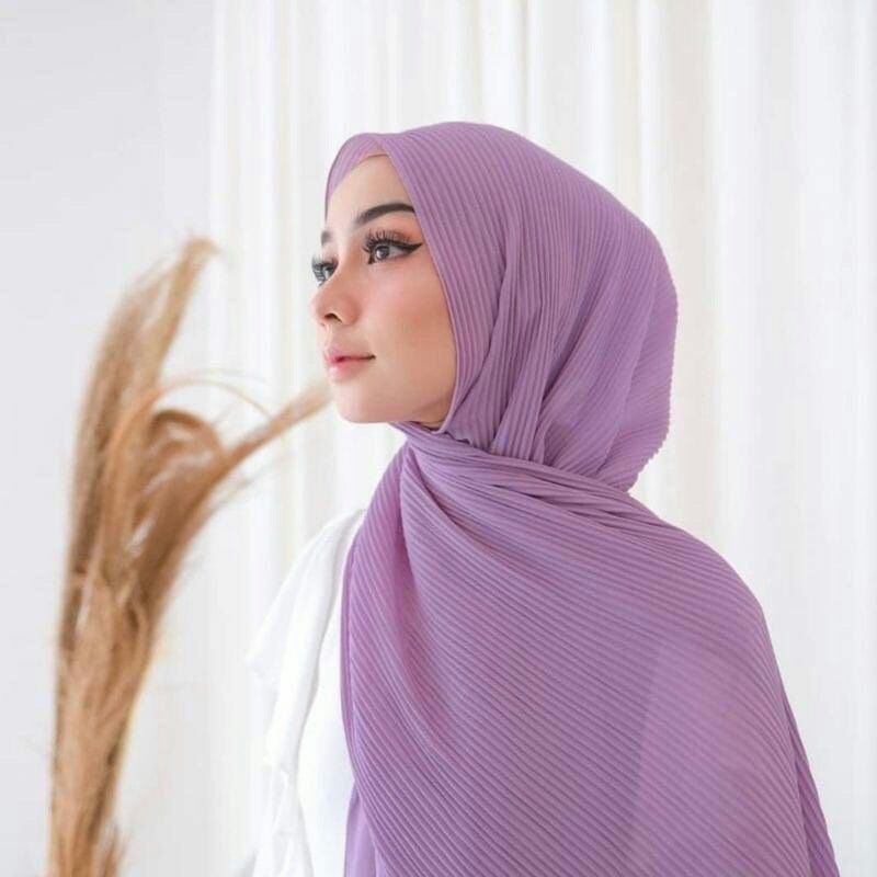 PROMO PASHMINA PLISKET PREMIUM / PASHMINA FULL PLISKET