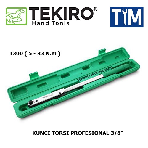 TEKIRO Kunci Torsi Profesional T300 3/8” 5 - 33 N.m / Kunci Momen T300