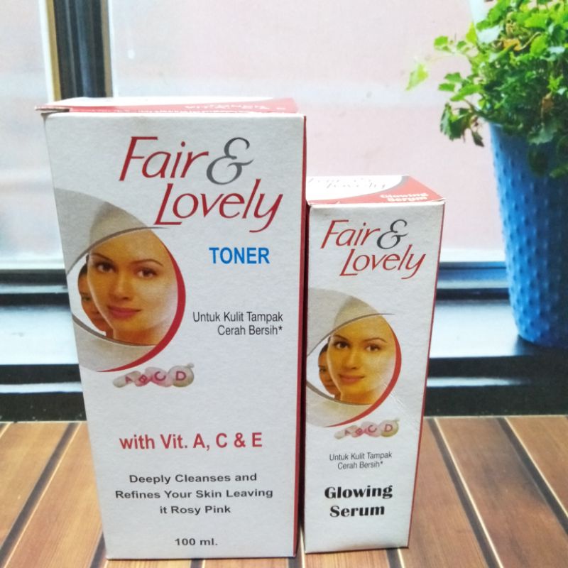 Paket Toner Serum Fair and Lovely Glowing Skin