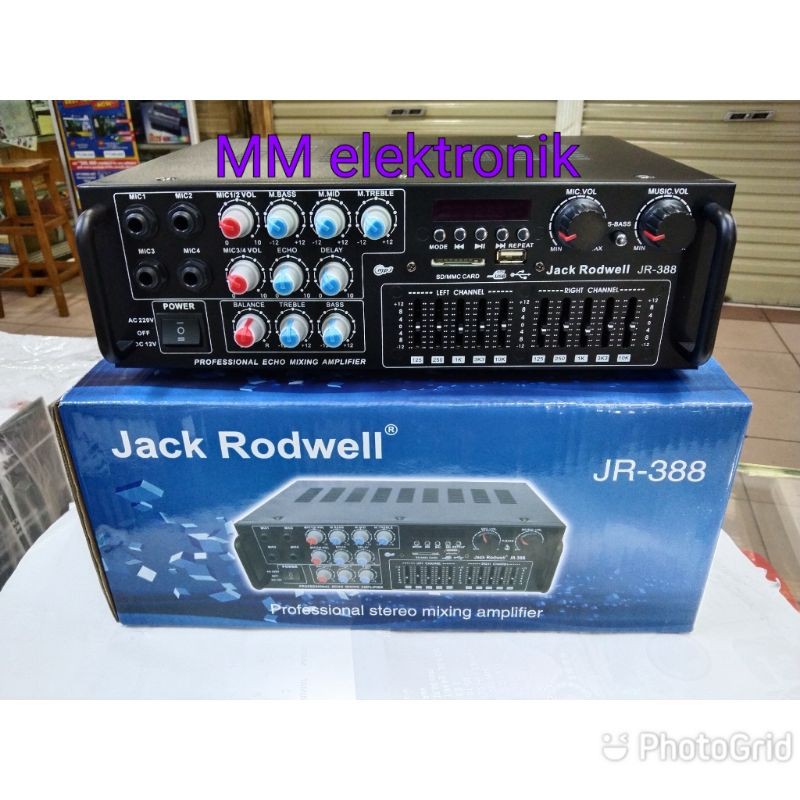 Amplifier Karaoke JACK RODWELL JR-388 BLUETOOTH