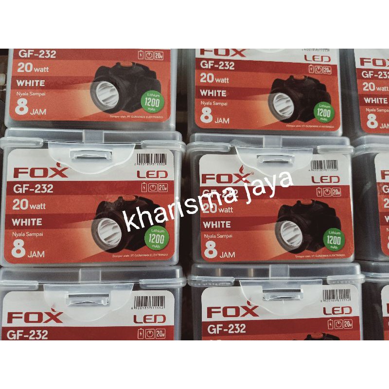 Senter Kepala Fox LED