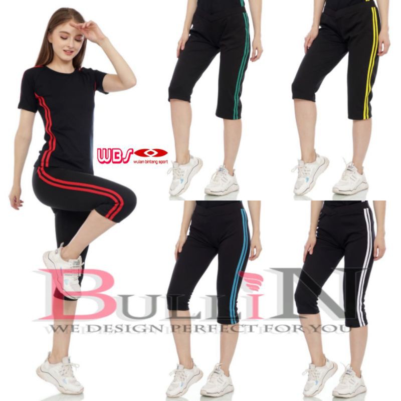 Celana zumba pendek / celana senam / celana aerobik wanita | Bullin
