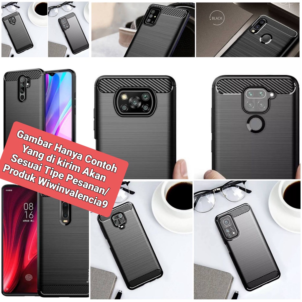 Softcase iPACKY CARBON VIVO Y15s Y21 Y21S-2021 Y20 Y20i Y20S Y20sG Y20-2021 Y30 Y30i Y50 Y12 Y12i Y1