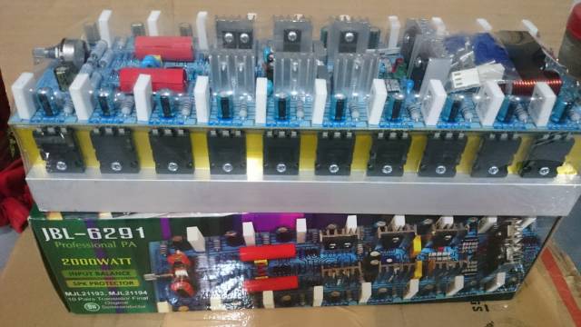 KIT POWER AMPLIFIER JBL-6291 + TR MJL ORIGINAL