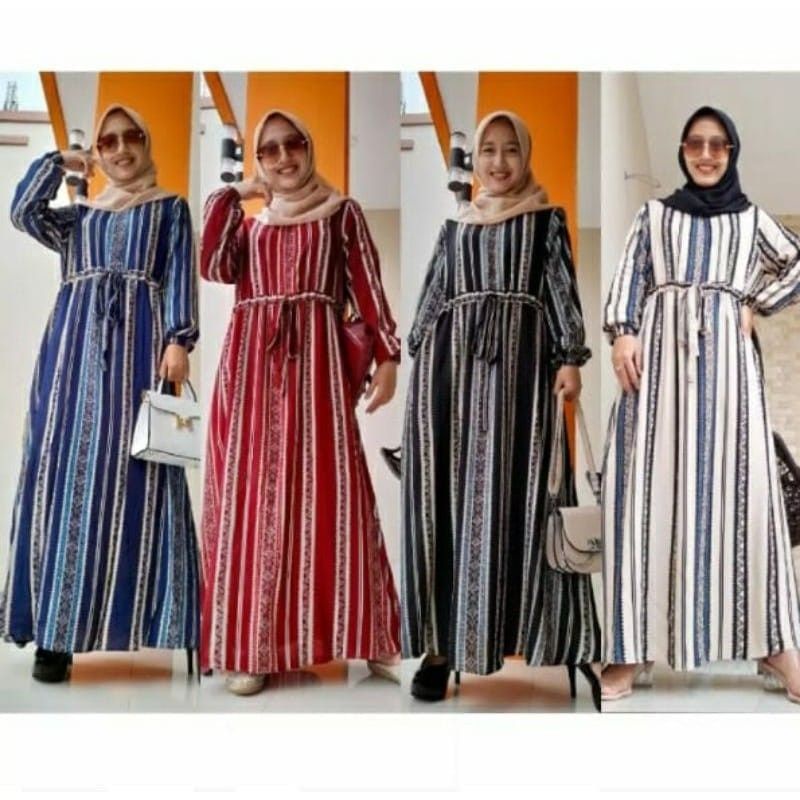 GAMIS MOTIF MALIKA TERBARU / GAMIS MALIKA BUSUI