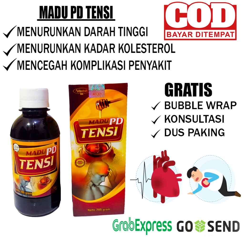 

Madu PD Tensi Menjaga Tekanan Darah Menormalkan Tesni Darah original