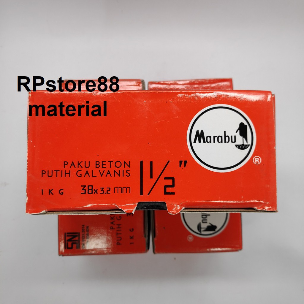 PAKU BETON MARABU 1 1/2'' - PAKU BETON 4CM- PAKU BETON ASLI-PAKU PUTIH