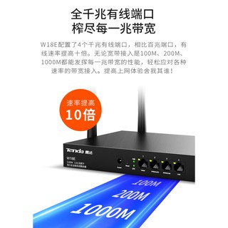 Tenda W18E Router Wifi Wireless 3 Port Wan High Power