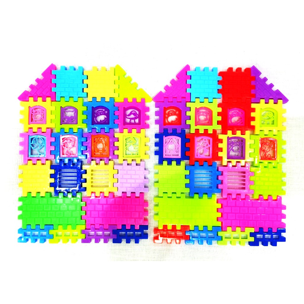Pondok Indah Blocks / Mainan Edukasi Puzzle block rumah